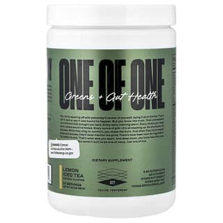 One Of One, Greens + Gut Health（グリーンズ＋ガットヘルス）、レモンアイスティー、360g（12.7オンス）