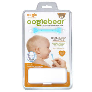 oogiebear, Booger Tool, Suplemento para mejorar los mocos, Bebés de 0 meses, Azul, 1 herramienta