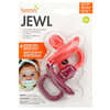 Jewl, Orthodontic Silicone Pacifier, 3 Month+, 2 Pacifiers
