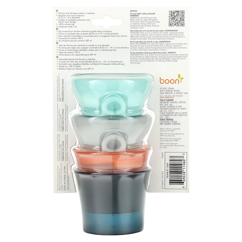 Boon Snug Snack Universal Silicon Snack Lid
