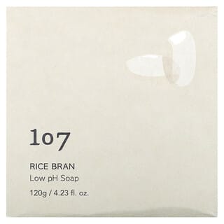 107 Beauty, Son de riz, Pain de savon à faible pH, 120 g