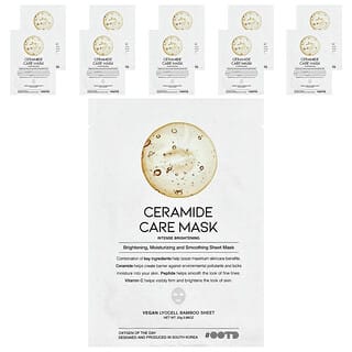OOTD, Mascarilla de belleza con ceramida, 10 láminas, 25 g (0,88 oz) cada una