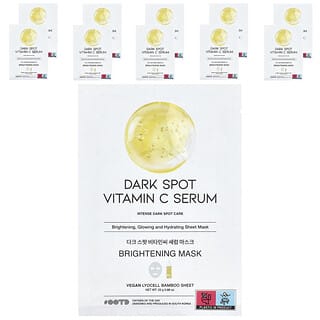 OOTD, Dark Spot Vitamin C Serum Brightening Beauty Mask , 10 Sheets, 0.88 oz (25 g)