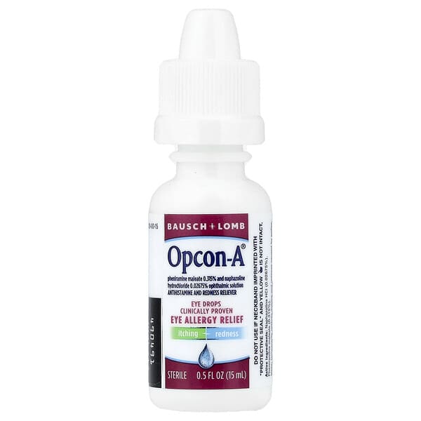 Opcon-A, 알레르기 완화 점안액, 2병, 각 15ml(0.5fl oz)
