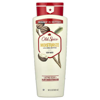 Old Spice‏, סבון רחצה, מעניק לחות עם חמאת שיאה, 532 מ"ל (18 אונקיות נוזל)