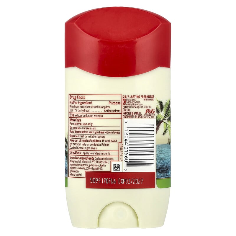Anti-Perspirant & Deodorant、フィジー、73g