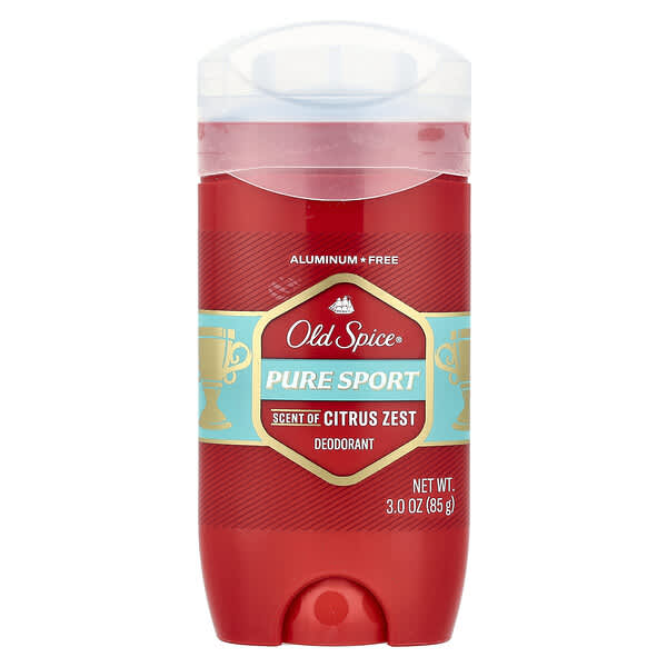 Old Spice, 퓨어 스포츠 데오드란트, 시트러스 제스트, 85g(3oz)