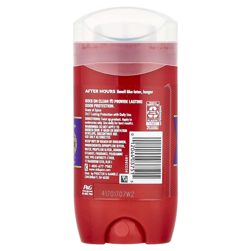 After Hours Deodorant、スパイス、85g（3オンス）