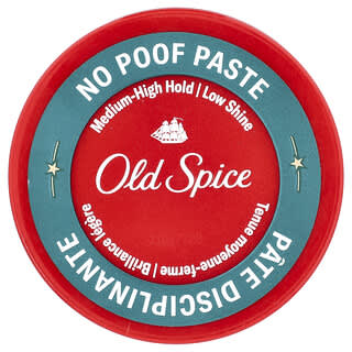 Old Spice, No Poof Paste, Medium-High Hold , 2.22 oz (63 g)