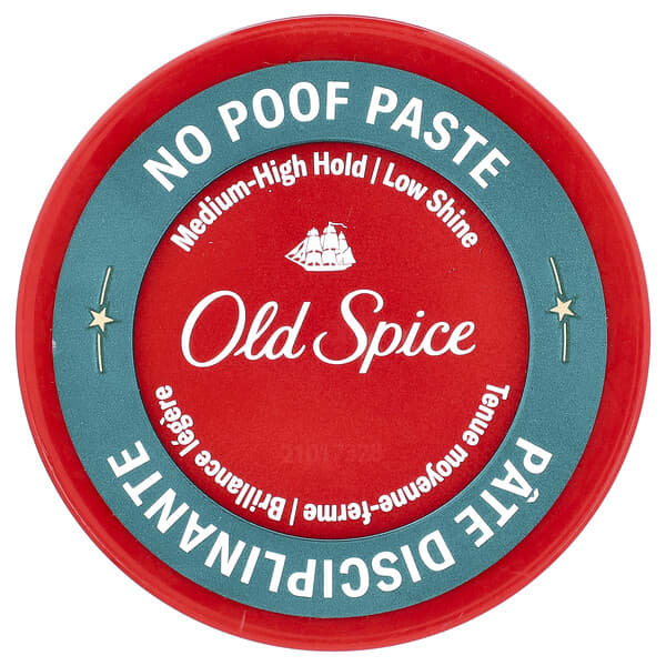Old Spice, 치약 없음, 중간 수준의 고정력, 63g(2.22oz)