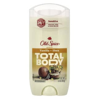 Old Spice, Gentle Man's Total Body, Deodorant Stick, Deodorant-Stick, ohne Aluminium, Vanille + Shea, 85 g (3 oz.)