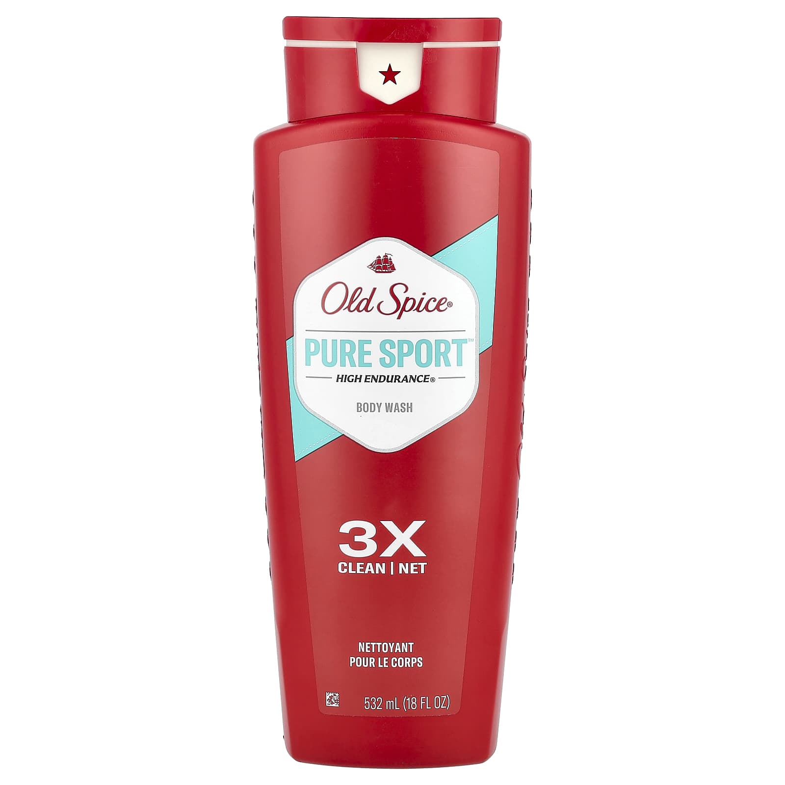 Pure Sport™（ピュアスポーツ）、ボディウォッシュ、532ml（18液