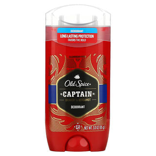 Old Spice, Desodorante, Capitán, Coraje y bergamota, 85 g (3 oz)