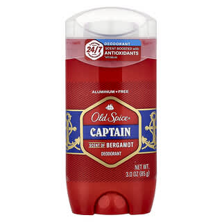 Old Spice, Desodorante, Captain, bergamota, 85 g (3 oz)