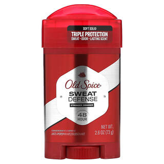Old Spice, Desodorante antitranspirante Sweat Defense, Sólido suave, Swagger más fuerte, 73 g (2,6 oz)