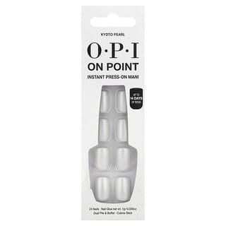 OPI, On Point, Anında Uygulanan Manikür, Kısa Boy, Kyoto İncisi, 27 Parçalık Set
