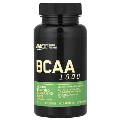 OptimumNutrition,BCAA1000,60Capsules