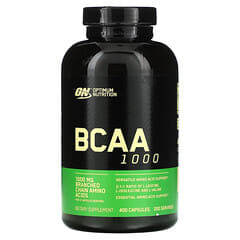 Optimum Nutrition, BCAA 1000, 500 mg, 400 Capsules