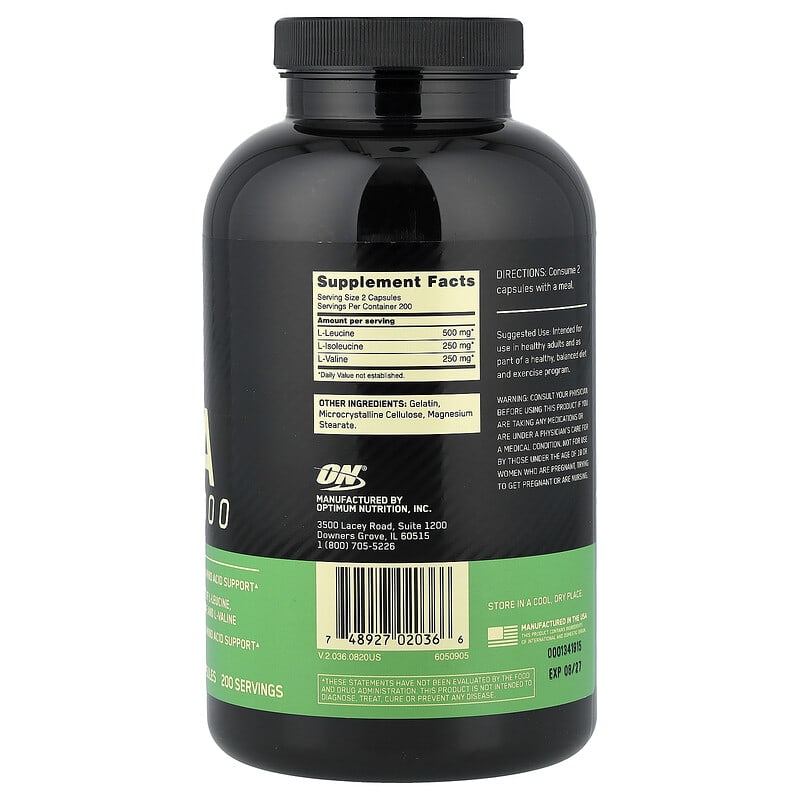 BCAA（分岐鎖アミノ酸）1000、400粒