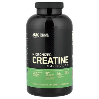 Optimum Nutrition, Micronised Creatine, 300 Capsules
