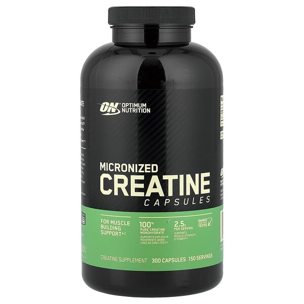 Optimum Nutrition, Микронизированный креатин`` 300 капсул