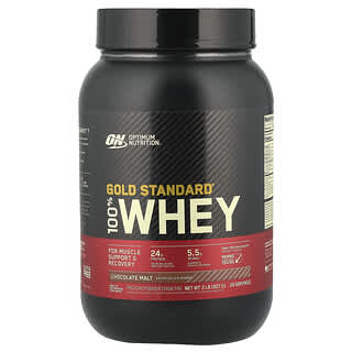 Optimum Nutrition, Gold Standard 100 % Whey, Chocolat au malt, 907 g