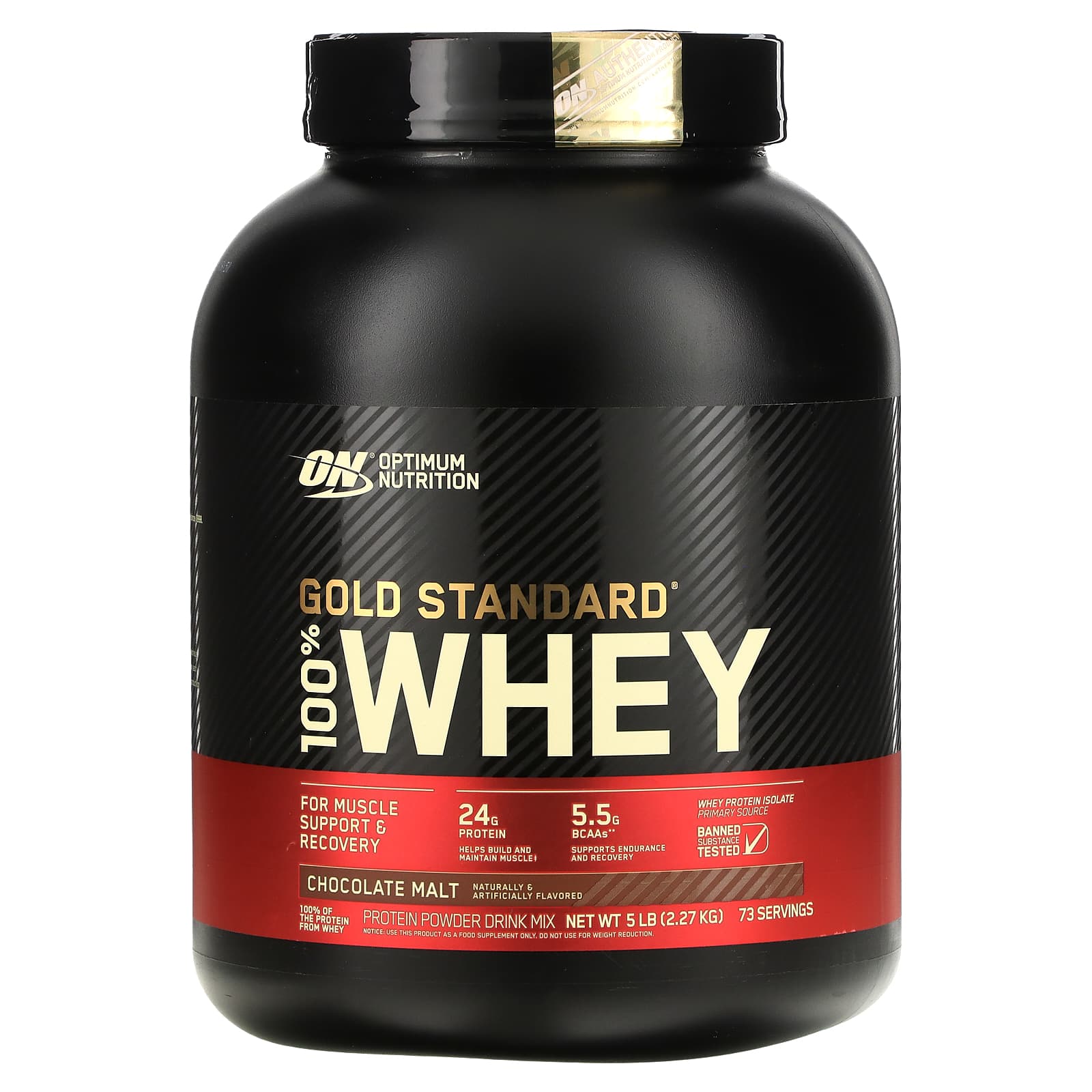 Optimum Nutrition ON 100% Gold Standard Whey Protein Powder 