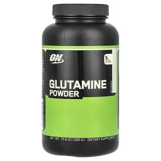 Optimum Nutrition, Glutamina en polvo, sin sabor, 10.6 oz (300 g)