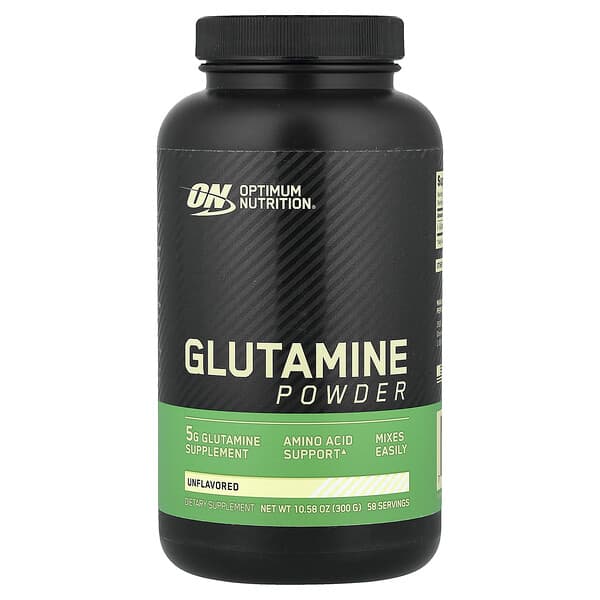 Optimum Nutrition Glutamine Powder, Unflavored, 10.58 oz (300 g)