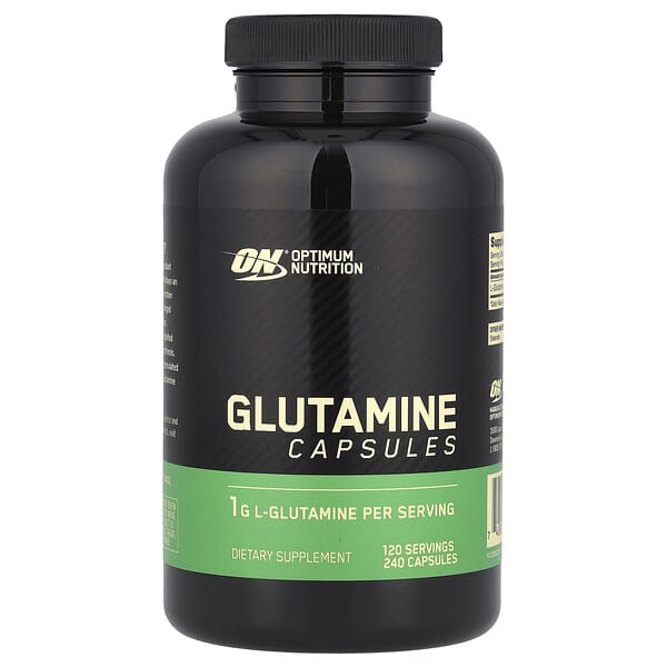 Glutamine, 240 Capsules (0.5 g per Capsule)