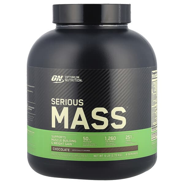 Optimum Nutrition, Serious Mass, Chocolate, 6 lb (2.72 kg)