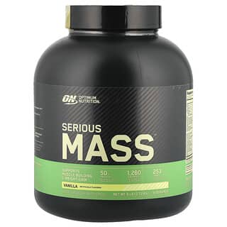 أوبتيموم نوتريشن‏, Serious Mass™‎، فانيليا، 6 أرطال (2.72 كجم)