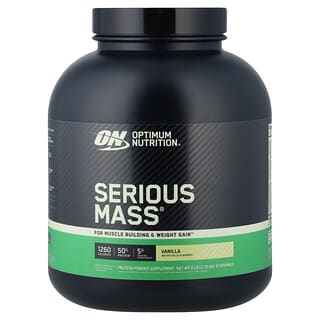Optimum Nutrition, Serious Mass ™, ваниль, 2,72 кг (6 фунтов)
