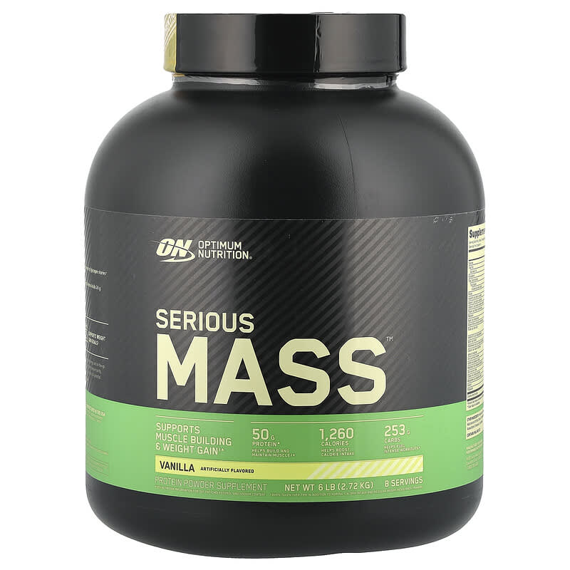 Serious Mass™（シリアスマス）、バニラ、2.72kg（6ポンド）