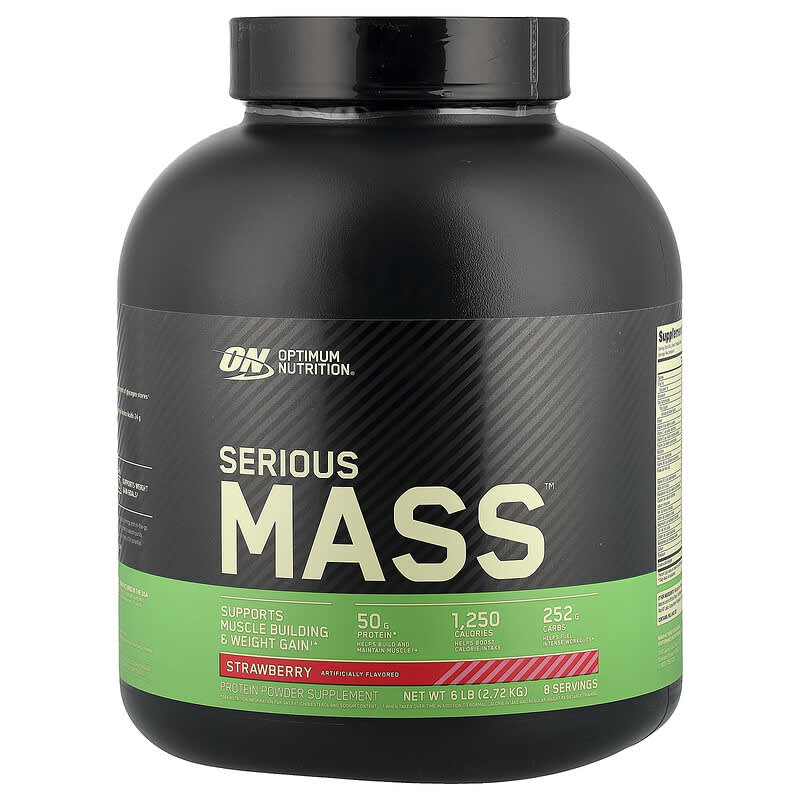 Serious Mass™、ストロベリー、2.72kg（6ポンド）