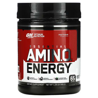 Optimum Nutrition, Essential AmiN.O. Energy, Fusión de Frutas, 1.29 lbs (585 g)