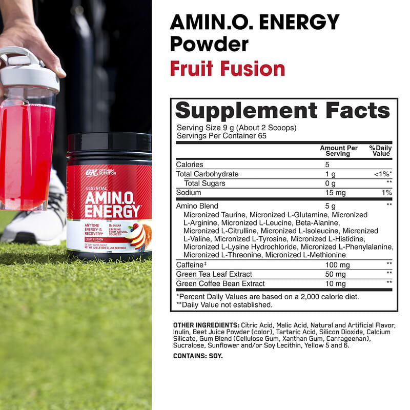 Essential Amin.O. Energy®, Fruit Fusion, 1.29 lb (585 g)
