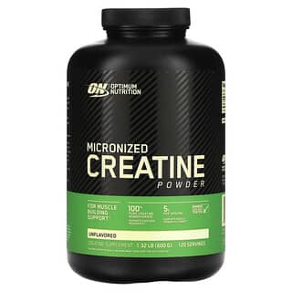 Optimum Nutrition, Micronized Creatine Powder, Unflavored, 1.32 lb (600 g)