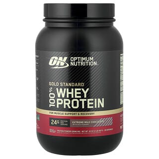 Optimum Nutrition, Gold Standard 100% Whey, 익스트림 밀크 초콜릿, 907g(2lb)