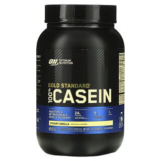 Optimum Nutrition, Gold Standard 100% caseína, vainilla cremosa`` 825 g (1,81 lb)