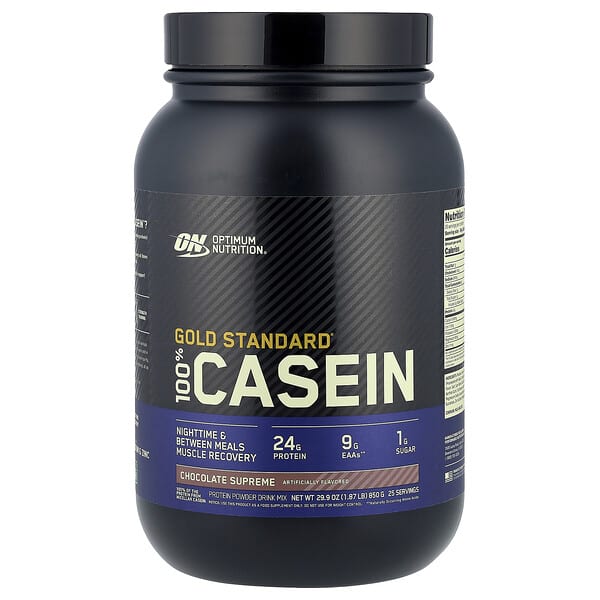 Optimum Nutrition, Gold Standard® 100% Casein, Chocolate Supreme, 1.87 lb (850 g)
