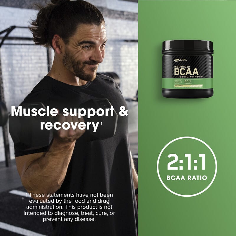 インスタンタイズドBCAA 5000パウダー、味なし、345 g