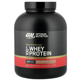 Optimum Nutrition, Gold Standard® 100 % Whety™, Lactosérum , Cappuccino moka, 2,27 kg