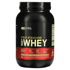 Optimum Nutrition, Gold Standard 100％ Whey（ゴールドスタンダード100％ホエイ）、モカカプチーノ、909g（2ポンド）