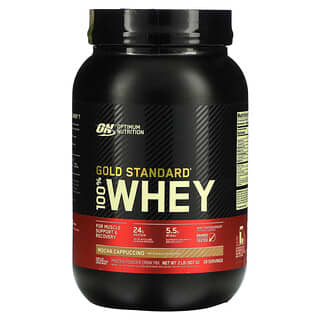 Optimum Nutrition, Gold Standard 100% Whey, Mocha Cappuccino, 907 g (2 lb)