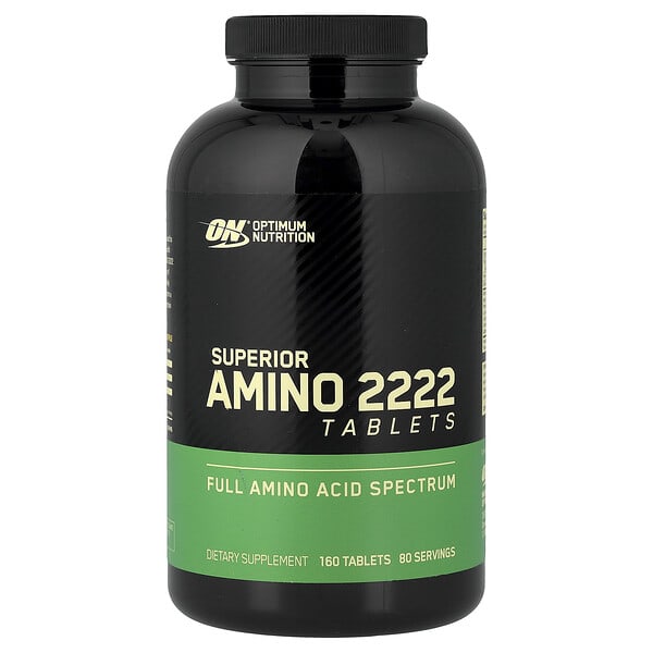 Optimum Nutrition, Superior Amino 2222, 160 Tablets — product photo 1