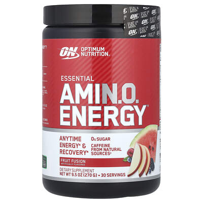 Optimum Nutrition, Essential Amin.O.Energy®, Mixed Fruit Flavor, 9.5 oz (270 g)