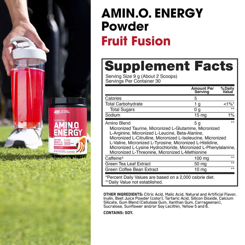 Essential Amin.O. Energy®, Fusión frutal, 270 g (9,5 oz)