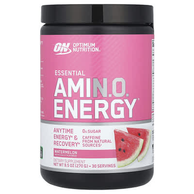 Optimum Nutrition, Essential Amin.O.Energy®, Watermelon Flavor, 9.5 oz (270 g)
