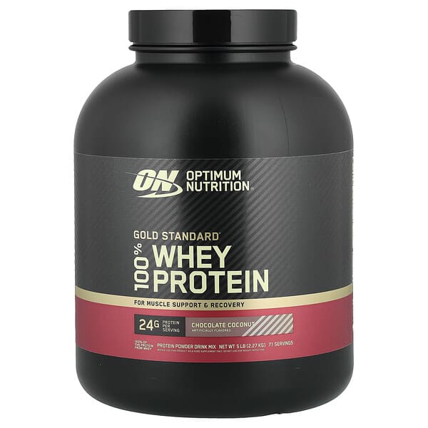 Optimum Nutrition, Gold Standard® 100% Whey, 초콜릿 코코넛, 2.27kg(5lb)